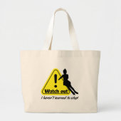ijsschaatsen - grote tote bag (Voorkant)