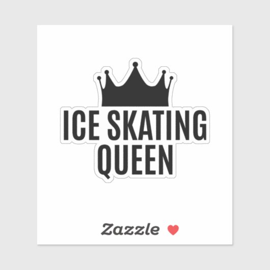 ijsschaatsen - ijsschaatsen sticker (Vel)