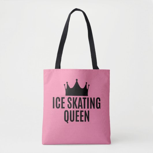 ijsschaatsen - ijsschaatsen tote bag (Voorkant)