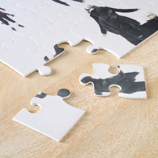 ijsschaatsen in Rockefeller Center NYC Kerstmis Legpuzzel (Zijkant)