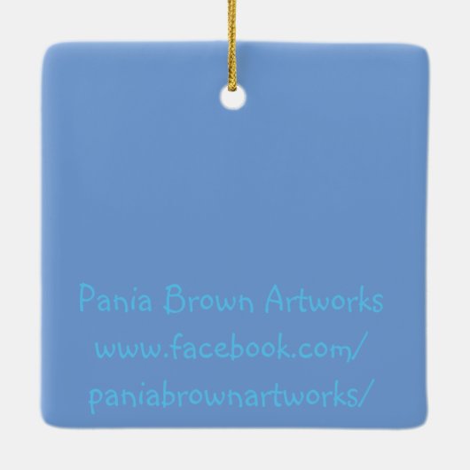 ijsschaatsen keramisch ornament (Achterkant)