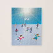 ijsschaatsen legpuzzel (Verticaal)