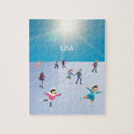 ijsschaatsen legpuzzel