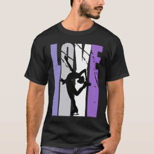 ijsschaatsen Live Love Ice Skating Coach T-shirt