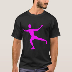 ijsschaatsen - magenta t-shirt