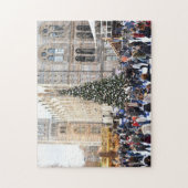 IJsschaatsen met Kerstmis, Museum voor Natuurhisto Legpuzzel (Verticaal)
