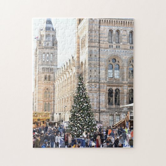 IJsschaatsen met Kerstmis, Museum voor Natuurhisto Legpuzzel (Verticaal)