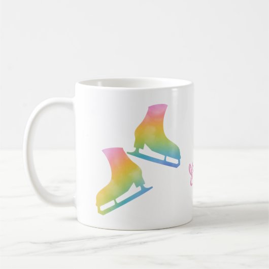 IJsschaatsen mok figuur schaatsen regenboog (Links)