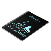 IJsschaatsen notitieboek leven beter schaats ingev (Linkerzijde)