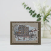 ijsschaatsen op gristmillpaat briefkaart (Staand voorkant)