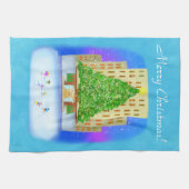 ijsschaatsen op het centrum van Rockefeller Theedoek (Horizontaal)