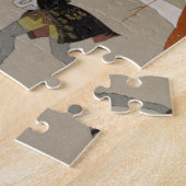 ijsschaatsen op het meer van de diepvries legpuzzel (Zijkant)