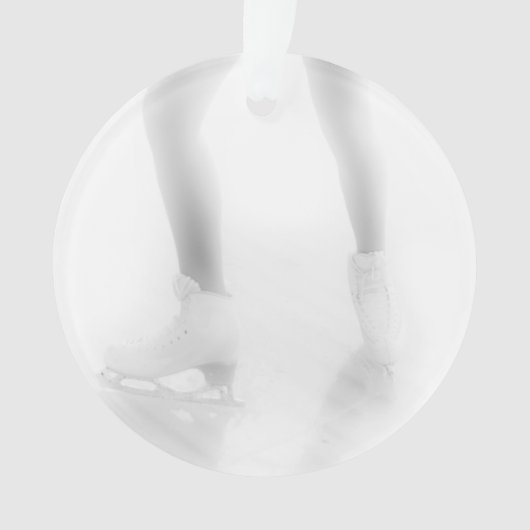 ijsschaatsen ornament (voorkant)