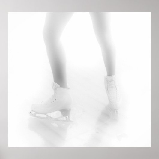 ijsschaatsen poster (Voorkant)
