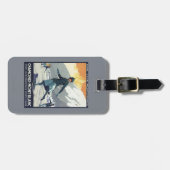 IJsschaatsen - Poster van de Olympische Promo PLM Bagagelabel (Voorkant horizontaal)