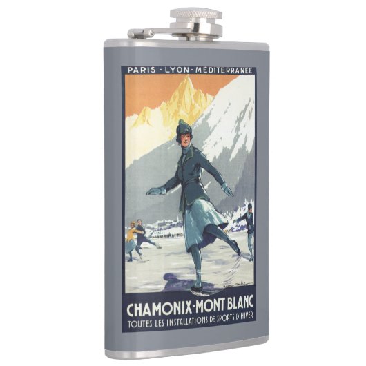 IJsschaatsen - Poster van de Olympische Promo PLM Heupfles (Rechts)