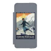 IJsschaatsen - Poster van de Olympische Promo PLM Incipio iPhone Portemonnee Hoesje (Voorkant Agenda)