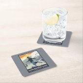 IJsschaatsen - Poster van de Olympische Promo PLM Kartonnen Onderzetters (Insitu)