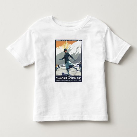 IJsschaatsen - Poster van de Olympische Promo PLM Kinder Shirts (Voorkant)