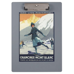 IJsschaatsen - Poster van de Olympische Promo PLM Klembord