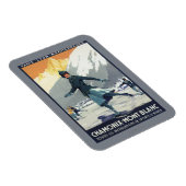 IJsschaatsen - Poster van de Olympische Promo PLM Magneet (Rechterzijde)