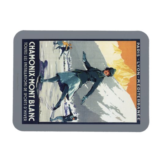 IJsschaatsen - Poster van de Olympische Promo PLM Magneet (Horizontaal)