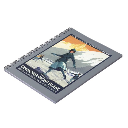 IJsschaatsen - Poster van de Olympische Promo PLM Notitieboek (Linkerzijde)