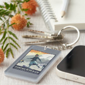 IJsschaatsen - Poster van de Olympische Promo PLM Sleutelhanger (Voorkant Rechts)