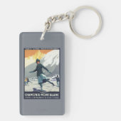 IJsschaatsen - Poster van de Olympische Promo PLM Sleutelhanger (achterkant)