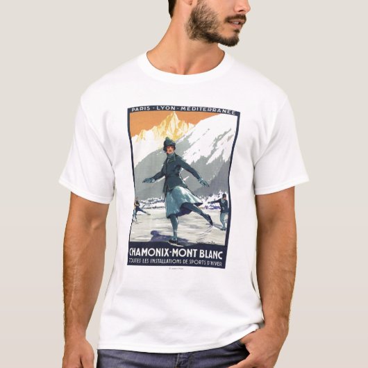 IJsschaatsen - Poster van de Olympische Promo PLM T-shirt (Voorkant)