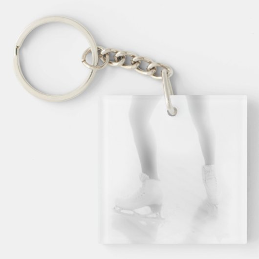 ijsschaatsen sleutelhanger (Voorkant)
