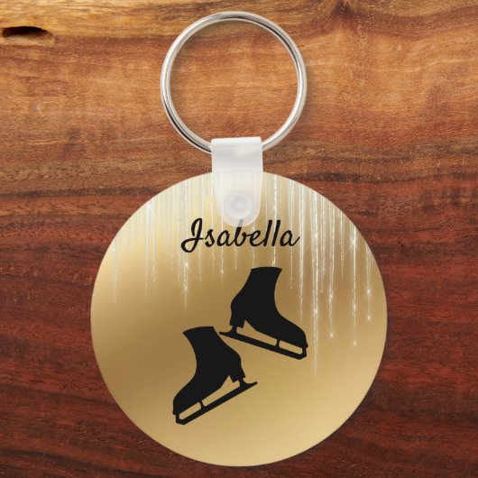 ijsschaatsen sleutelhanger schaatsen Goudijs (Voorkant)