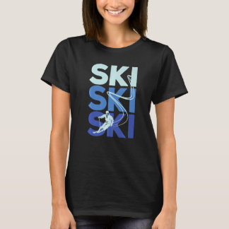 ijsschaatsen Sneeuwschuifslangen Win T-shirt
