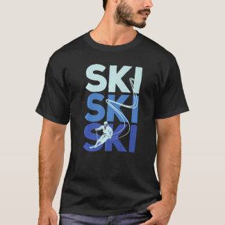 ijsschaatsen Sneeuwschuifslangen Win T-shirt
