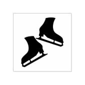 Ijsschaatsen stempel figuur schaatsen paar (Afrduk)