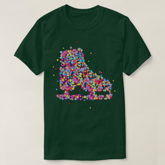 ijsschaatsen t-shirt (Design voorkant)