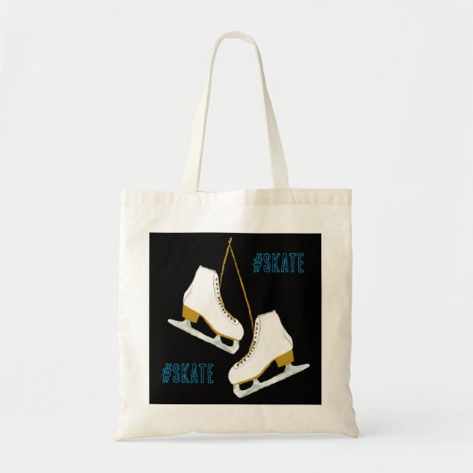 ijsschaatsen tote bag (Voorkant)