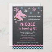 ijsschaatsen uitnodigen/ijsschaatsen uitnodigen kaart (Voorkant)