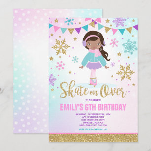 ijsschaatsen Uitnodiging ijsschaatsen Gold