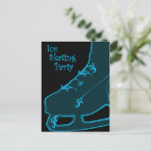 ijsschaatsen , uitnodiging van paisley (Staand voorkant)