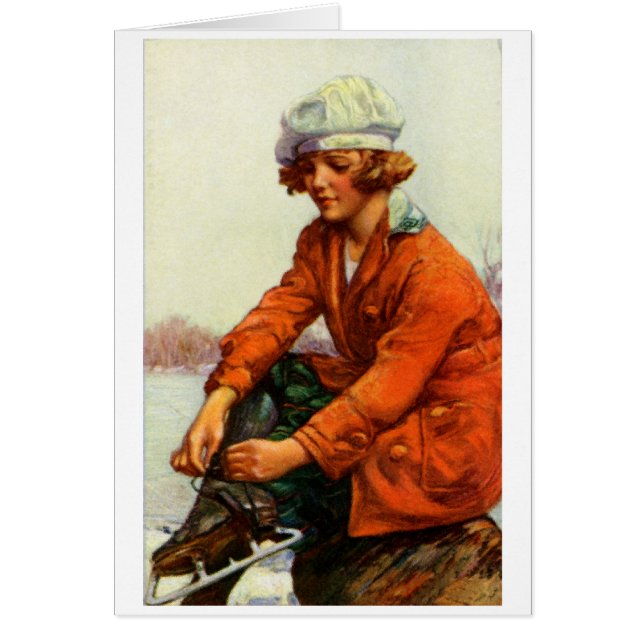 ijsschaatsen van 1915 (Voorkant)