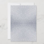 IJsschaatsen Verjaardag Uitnodiging Zilveren Glitt (Achterkant)