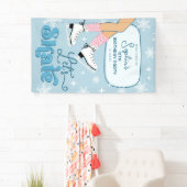 IJsschaatsen Verjaardag Winter Schaats Party Welko Spandoek (Insitu)