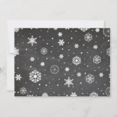 IJsschaatsen Verjaardagsfeest Foto Schaats Sneeuwv Kaart (Achterkant)