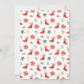 IJsschaatsen Verjaardagsfeest Rood Kaart (Achterkant)