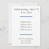 IJsschaatsen verjaardagsfeestje uitnodiging (jonge (Achterkant)