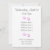 IJsschaatsen verjaardagsfeestje uitnodiging (sterr (Achterkant)