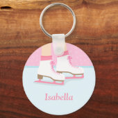 ijsschaatsen voor Schaatsen Sleutelhanger (Voorkant)