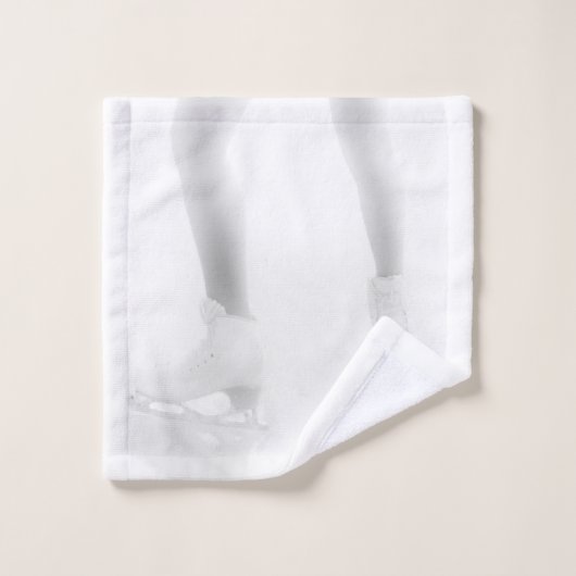 ijsschaatsen washandje (Wasdoekje)