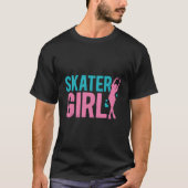 IJsschaatser kunstschaatsers thema T-shirt (Voorkant)
